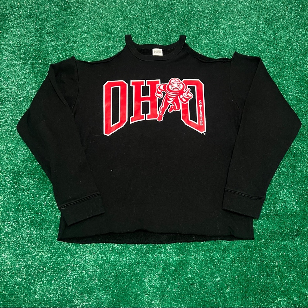 PINK Victoria's Secret Black Ohio State Sweatshirt